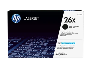 טונר שחור מקורי HP CF226X 26X (הספק 9,000 דף)