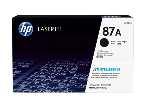 טונר שחור מקורי HP CF287A 87A (הספק 9,000 דף)