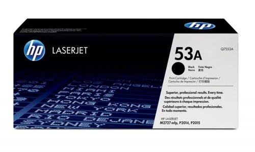 טונר שחור מקורי HP Q7553A 53A (הספק 3,000 דף)
