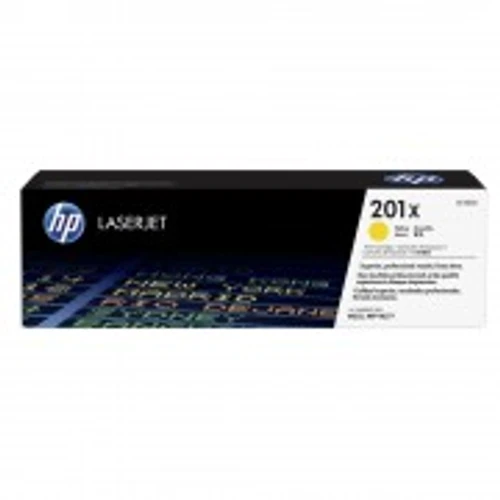 טונר צהוב מקורי HP 201X CF402X (הספק 2,300 דף)