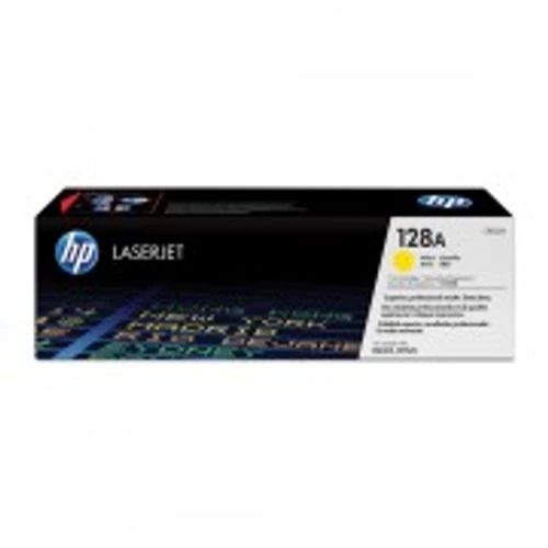 טונר צהוב מקורי HP 128A CE322A (הספק 1,300 דף)