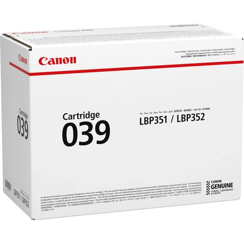 טונר שחור מקורי Canon CRG-039 קנון (11,000 דף)