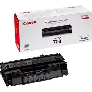 טונר שחור מקורי Canon CRG-708 קנון (2,500 דף)