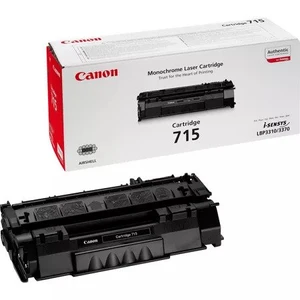 טונר שחור מקורי Canon CRG-715 קנון (3,000 דף)