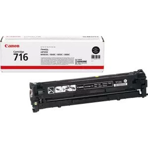 טונר שחור מקורי Canon CRG-716BK קנון (2,300 דף)