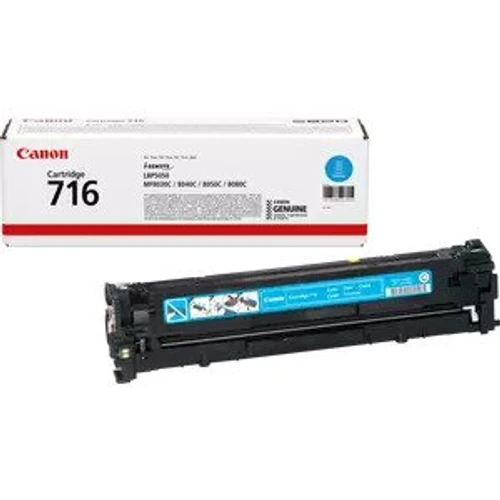 טונר כחול מקורי Canon CRG-716C קנון (1,500 דף)