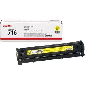 טונר צהוב מקורי Canon CRG-716Y קנון (1,500 דף)