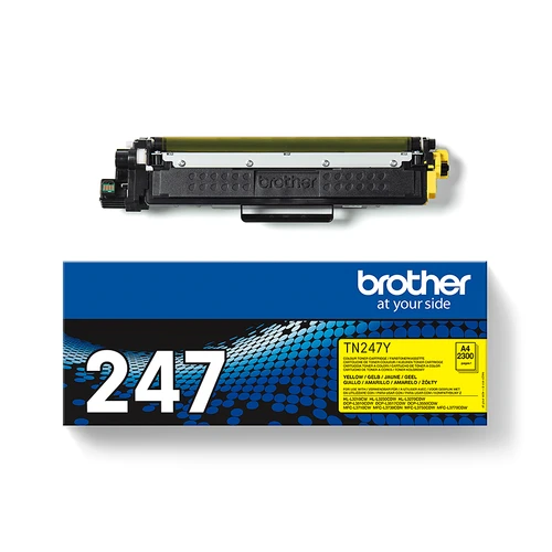 טונר צהוב מקורי Brother TN-247Y בראדר (2,300 דף)