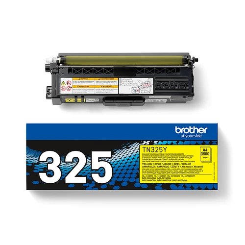 טונר צהוב מקורי Brother TN-325Y בראדר (3,500 דף)