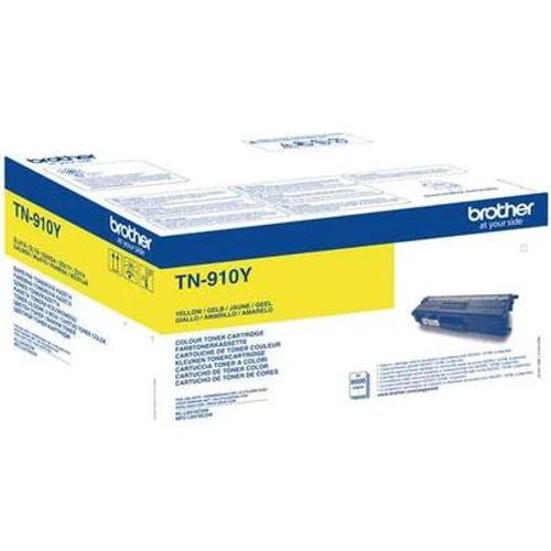 טונר צהוב מקורי Brother TN-910Y בראדר (9,000 דף)