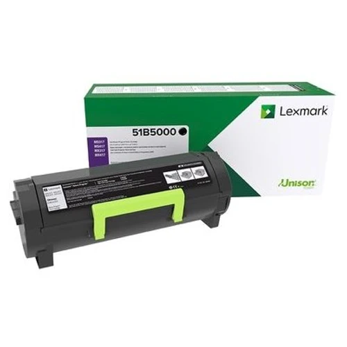 טונר שחור מקורי Lexmark 51B5000 לקסמרק (5,000 דף)