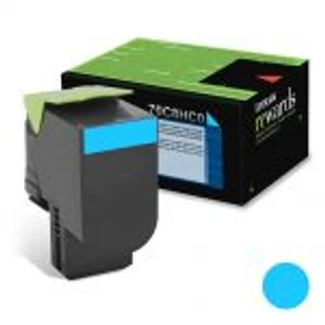 טונר כחול מקורי Lexmark 70C8HC0 לקסמרק (3,000 דף)