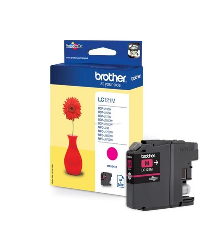 דיו אדום מקורי Brother LC121M בראדר (300 דף)