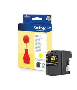 דיו צהוב מקורי Brother LC121Y בראדר (300 דף)