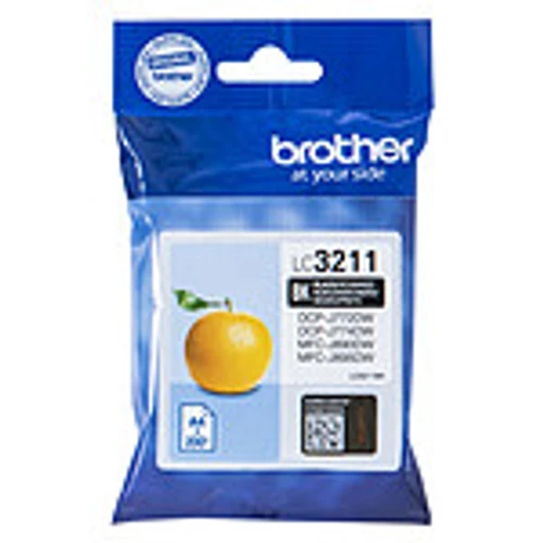 דיו שחור מקורי Brother LC3211BK בראדר (200 דף)