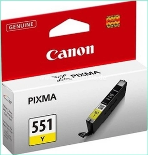 דיו צהוב מקורי Canon CLI-551 קנון (330 דף)