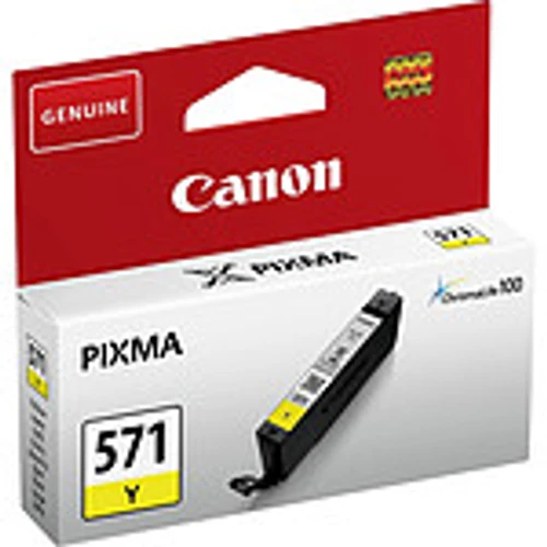 דיו צהוב מקורי Canon CLI-571Y קנון (347 דף)
