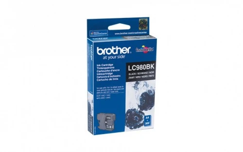 דיו שחור מקורי Brother LC980BK בראדר (300 דף)