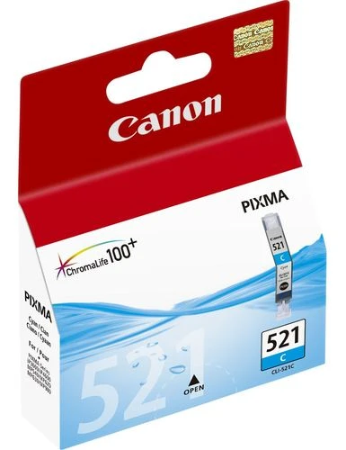 דיו כחול מקורי Canon CLI521C קנון (505 דף)