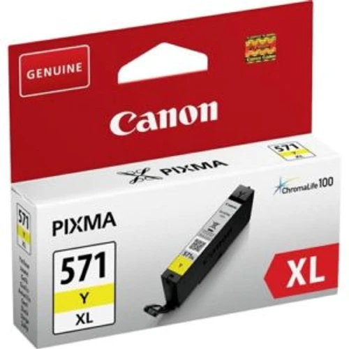 דיו צהוב מקורי Canon CLI-571YXL קנון (715 דף)
