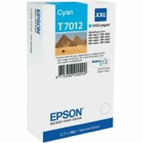 דיו כחול מקורי Epson T7012 אפסון (3,400 דף)