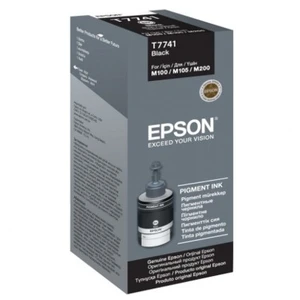 בקבוקון מילוי שחור מקורי Epson T7741 אפסון (6,000 דף)