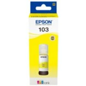 בקבוקון מילוי צהוב מקורי Epson 103 אפסון (7,500 דף)