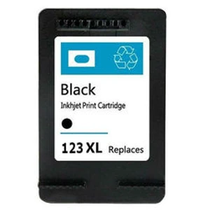 דיו שחור תואם פרימיום HP 123XL F6V19AE (הספק 480 דף)