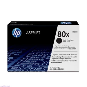 טונר שחור מקורי HP CF280X 80X (הספק 6,900 דף)