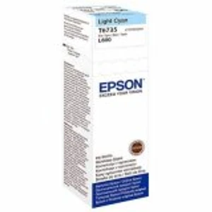 בקבוקון מילוי כחול בהיר מקורי Epson T6735 אפסון (1,800 דף)