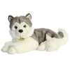 בובת פרווה 50 ס"מ הדומה באופן מציאותי לחיה - כלב האסקי