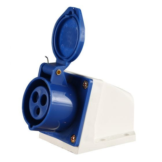 שקע לקיר 220V 3*32A איכותי