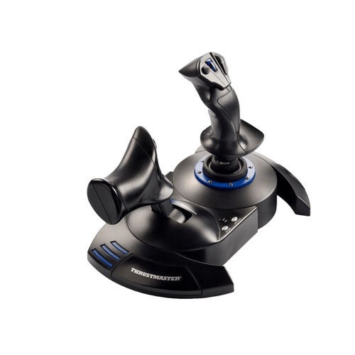 בקר טיסה עם מצערת למחשב PC ולפלייסטיישן 4/5 דגם Thrustmaster T.Flight Hotas 4 - יבואן רשמי 