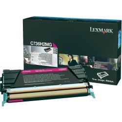 טונר לקסמרק אדום Lexmark C736 Toner C736H2MG מקורי