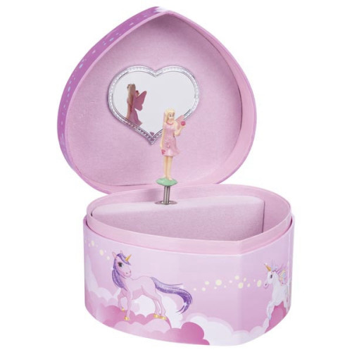 GOKI תיבת נגינה בלרינה בצורת לב 15561