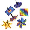 GOKI סביבון עץ צבעוני 62994