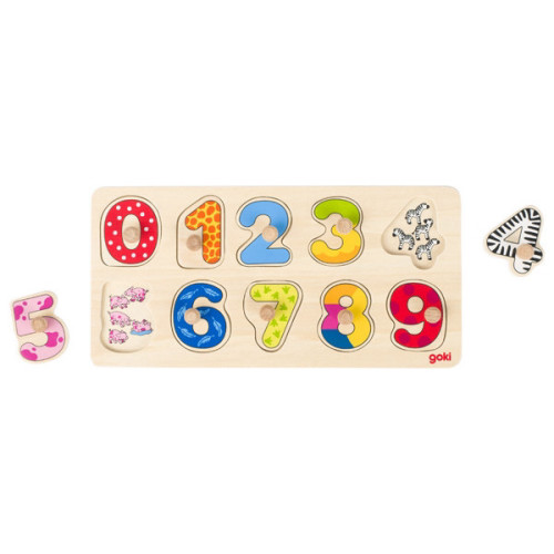 GOKI פאזל כפתורים  מספרים 57480