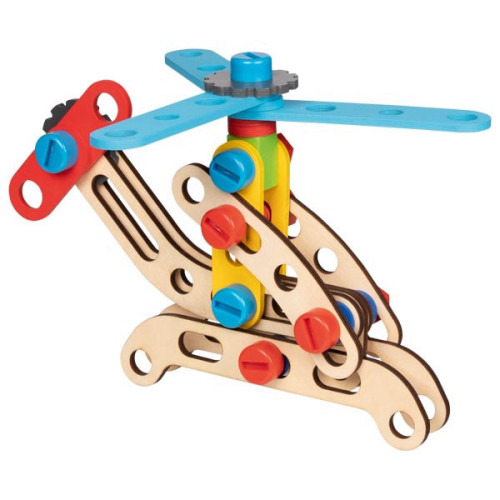 צעצועי עץ GOKI בניית כלי תחבורה  58737