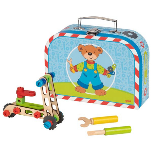 צעצועי עץ GOKI בניית כלי תחבורה  58737