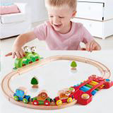 HAPE רכבת מגנטים לגיל הרך E3825