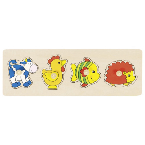 צעצועי עץ GOKI פאזל כפתור 57865