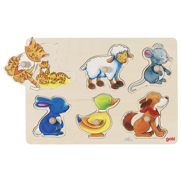 GOKI פאזל כפתורים בעלי חיים 57929