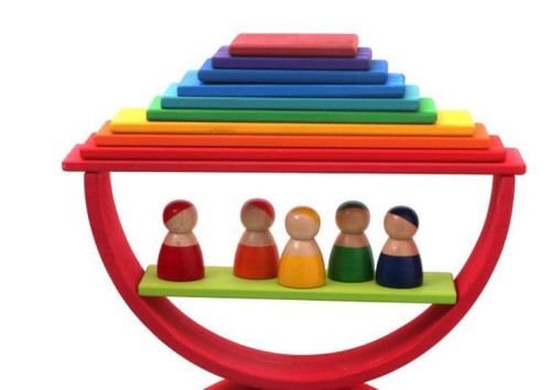 צעצועי וולדורוף מונטסורי בסיסים לקשתות 6002