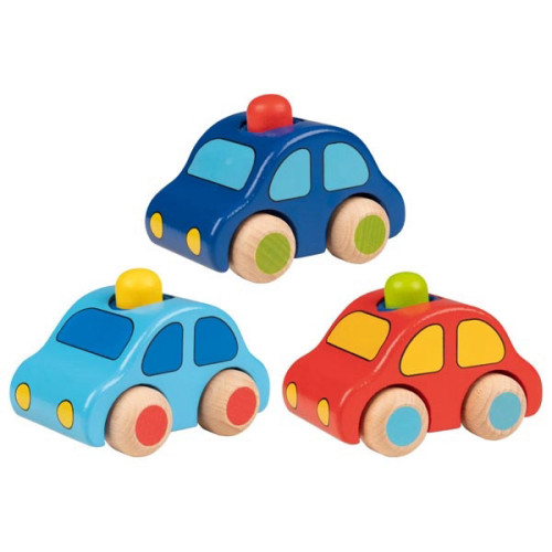 GOKI מכונית מעץ עם צפצפה 55011