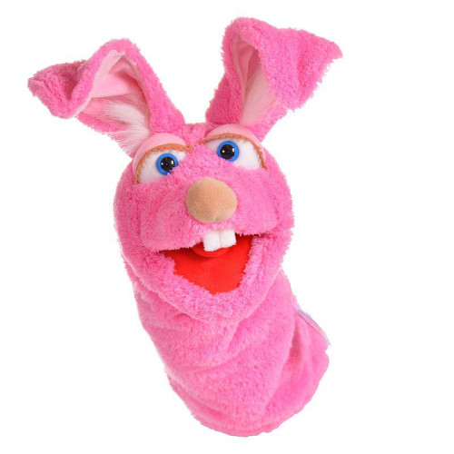 LIVING PUPPETS בובת ארנב ורדרד W833