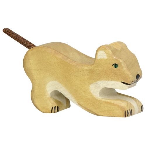 HOLZTIGER צעצועי עץ וולדורף גור אריה 80142