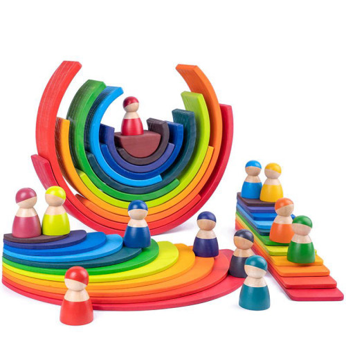 צעצועי וולדורוף מונטסורי דמויות עץ 6004