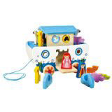 HAPE תיבת נוח עם חוט ודמויות מעץ  E8049