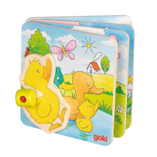 צעצועי עץ GOKI ספרון לתינוקות 58721