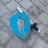 חרב ומגן מעץ  H1111